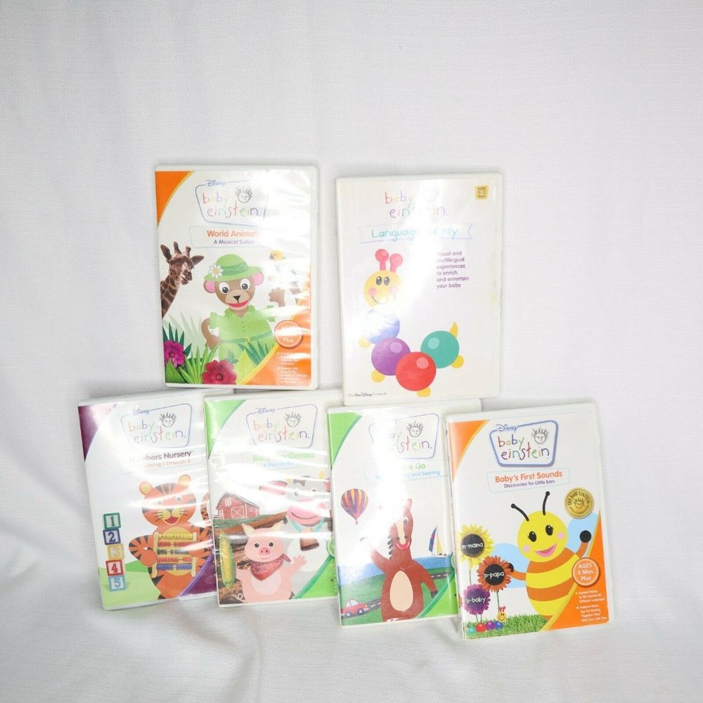 Lot of 6 Disney's Baby Einstein nursery animals